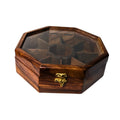 8 Portion Handcrafted Wooden Dry Fruit Box