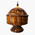 Heritage Wooden Dome Hot Pot With Stainless Steel Bowl