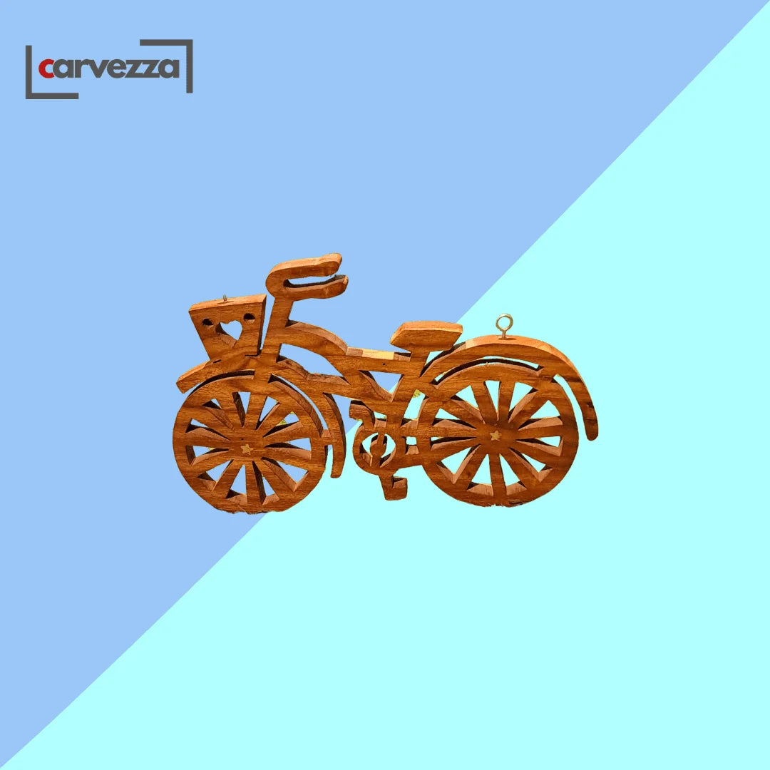 WOODEN BICYCLE KEY HOLDER