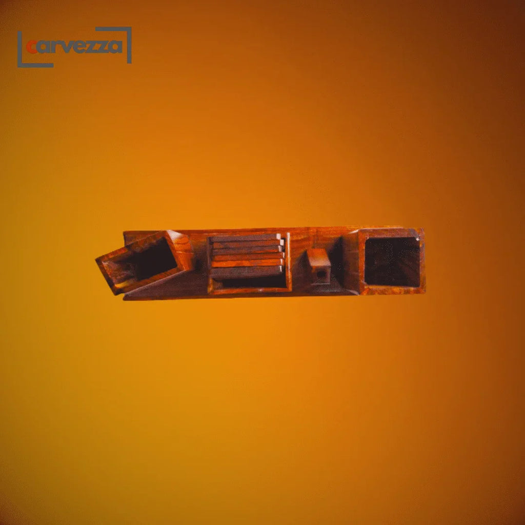 Wooden Office Desk Organizer