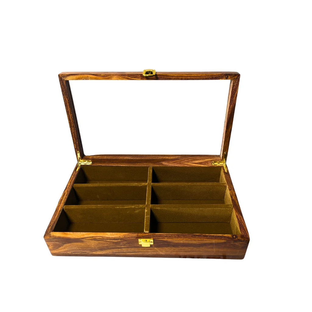 Wooden Box for Sunglasses - Organizer for Sunglasses